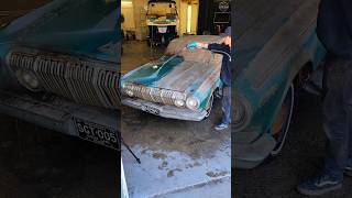 Barn Find Car First Wash in 45 YEARS 🚘💕 BarnFind DetailDane Detailing Dodge440 Satisfying [upl. by Aseram458]