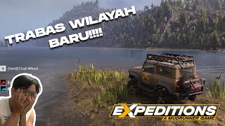 TRABAS JALANAN TERJAL PAKE MOBIL OFFROAD  Expeditions  A Mudrunner 7 [upl. by Nilyaj874]