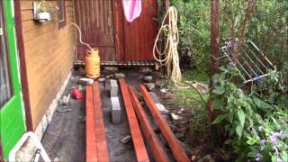 How to make your own decking or veranda [upl. by Stoeber408]