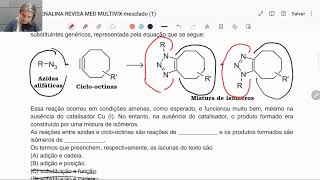 AULA 1  QUÍMICA  Revisa MED MULTIVIX São Mateus Serra e Cariacica  ES 12072024 [upl. by Olli]