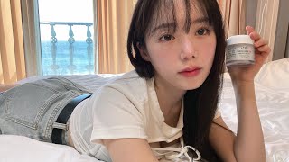 ASMR 스킨케어 받고 나랑 바다 보러 가자🏖 여자친구 롤플레이ㅣGirlfriend Does Your Skincare Roleplay [upl. by Clava]