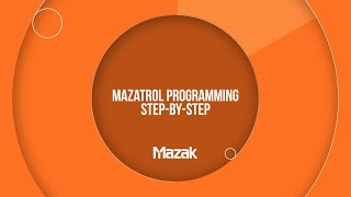 MAZATROL Programming StepByStep [upl. by Yesak]