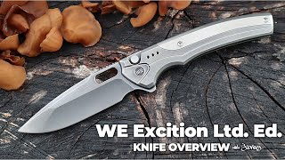 WE Exciton Ltd Ed Folding Knife 5Minute Review  Jimping with Jacrispy [upl. by Ellennahs507]