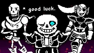 Undertale but Sans has Help Undertale All Together [upl. by Einnol377]