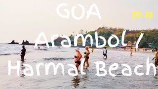 GOA  Beautiful Arambol Beach  Goa Vlog  Arambol Sweet Lake  Russian Beach  Arambol Rocks [upl. by Ibmat59]