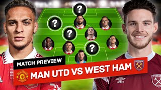 Uniteds FA Cup CHARGE Man United vs West Ham Tactical Preview [upl. by Asp]