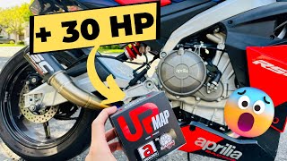 Finally UNLOCKED  Gabro CRT exhaust tune  Install amp Initial Impression  Aprilia RS 660 [upl. by Pentheas]