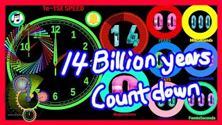 Speed Feeling 14 Billion years14gigaannum timer countdown alarm🔔 [upl. by Aribold]