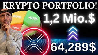 KRYPTO PORTFOLIO BEWERTUNG💥CHANCE AUF 12 MIO💥ALLE XRP VERKAUFT⚠️quotER WIRD MILLIONÄRquot‼️ [upl. by Irod]