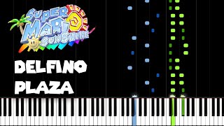 Delfino Plaza  Super Mario Sunshine Piano Tutorial Synthesia [upl. by Vey]