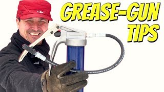 Grease Gun  How To Use A GreaseGun Properly [upl. by Nocaj]