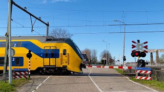 Spoorwegovergang Wormerveer  Dutch railroad crossing [upl. by Oicul348]