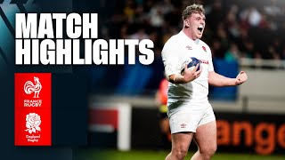 A COMEBACK FOR THE AGES  England Mens U20 v France Mens U20 highlights [upl. by Cardwell]