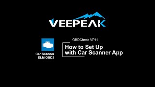 How To Use OBDCheck VP11 with Car Scanner ELM OBD2 App for Android [upl. by Amling600]