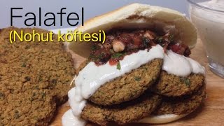 HOMEMADE FALAFEL WITH TAHINI SAUCE  FOOD  FALAFEL  NOHUT KÖFTESİ [upl. by Lledyr]