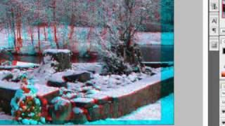 How to make 3D Anaglyph Images using Photoshop [upl. by Ahsiat]