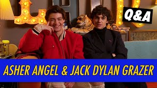 Asher Angel and Jack Dylan Grazer on Shazams Future Exclusive [upl. by Nehtiek]