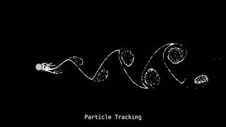 Simulación de la Calle de Vórtices de Von Karman a RE100 hecho en Fortran [upl. by Ettesil]