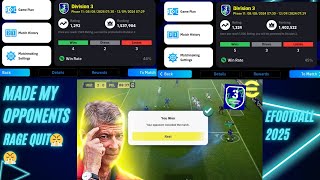 MADE MY OPPONENT RAGE QUIT IN EFOOTBALL efootball efootballhighlights gaming [upl. by Delacourt140]