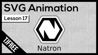 Natron Lesson 17  Animate elements within SVG Files  Vector Graphics [upl. by Xxam]