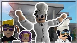 OPENING OUR BLOXBURG RESTAURANT AND CREEPING Roblox Roleplay [upl. by Eirrehs]