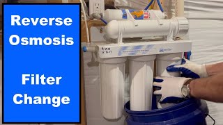 Reverse Osmosis Filter Change [upl. by Papst]