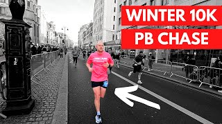 Running a PB at the LONDON WINTER RUN 10k [upl. by Oelak]