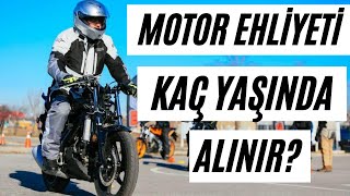 MOTOR EHLİYETİ KAÇ YAŞINDA ALINIR  A1 EHLİYET  A2 EHLİYET ALMAK  MOTOSİKLET EHLİYETİ [upl. by Turk]