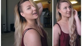 How I Shave My Side Cut  Both Sides With Extensions [upl. by Whitnell799]