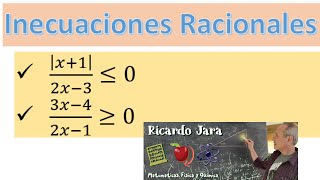 Inecuaciones Racionales [upl. by Tloh596]