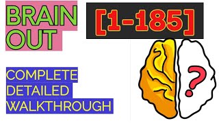 Brain out level 1 185 all level solutions [upl. by Rrats]