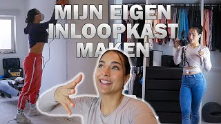 SLAAPKAMER MAKEOVER  INLOOPKAST MAKEN  IKEA pax kasten [upl. by Ayiak]