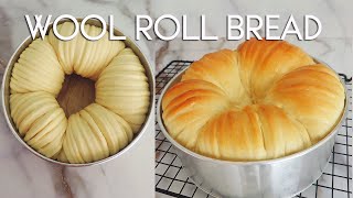 RESEP ROTI VIRAL WOOL ROLL BREAD [upl. by Mini397]