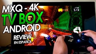 MXQ 4K TV BOX ANDROID REVIEW EN ESPAÑOL  CPU RK3229 [upl. by Eustatius786]