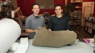 DIY How to fix flat back cushions for sofas or chairs SAVE BIG [upl. by Kenton]