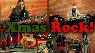 ★ Christmas Rock  Silent Night  We Wish You A Merry Christmas Metal Cover [upl. by Roobbie]