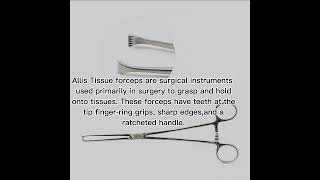 Allis forceps [upl. by Inatirb]