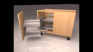 DiyKitchenscom  Magic Corner Mechanism [upl. by Assetak924]