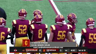 HS Football Vacaville  Cardinal Newman [upl. by Lemra]