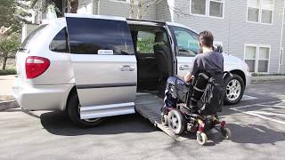 Driving Demonstration of a Handicap Minivan  Wheelchair Accessible Van [upl. by Adnalro]