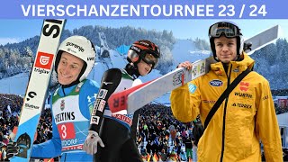 Skispringen Vierschanzentournee OBERSTDORF GER 1 Durchgang [upl. by Hallutama]