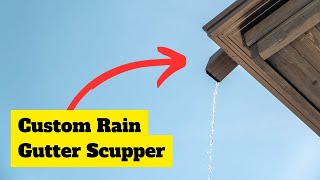 Custom Box Gutter Water Scupper [upl. by Joub]