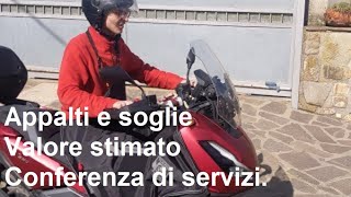 Diritto in moto Soglie valore stimato conferenza di servizi [upl. by Buck]