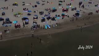 🇨🇦 Worlds longest fresh water beach Wasaga Beach july 2024 🇨🇦 [upl. by Lleval]