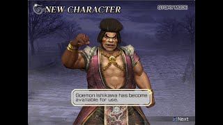 Warriors Orochi 1  Goemon Ishikawa Unlock  Shu Stage 4X  Hard Difficulty [upl. by Aetnahs]