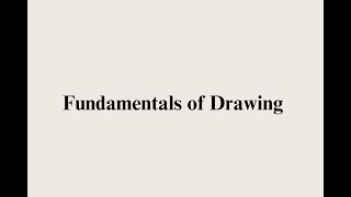 Fundamentals Of Drawing For Beginners  Week 37  Artist  Draftsmanship  Shape Part 3 [upl. by Marya11]