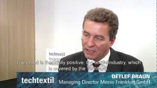 Techtextil Trade Press Conference 2011 [upl. by Ellerrad709]