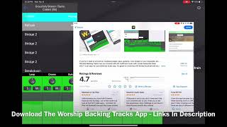 Gracefully Broken Tasha Cobbs Worship Backing Tracks App Preview [upl. by Maharba]