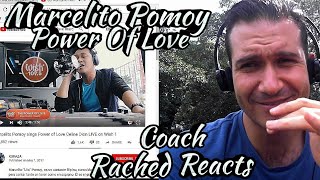 Vocal Coach Reaction amp Analysis  Marcelito Pomoy  Power Of Love [upl. by Caldeira]