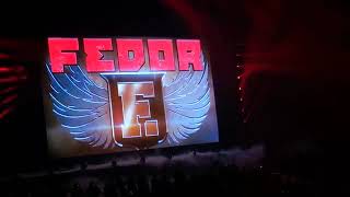 Fedor The Last Emperor Emilianenko walk in Serbian National Song vs Rampage Jackson BELLATOR [upl. by Auod]